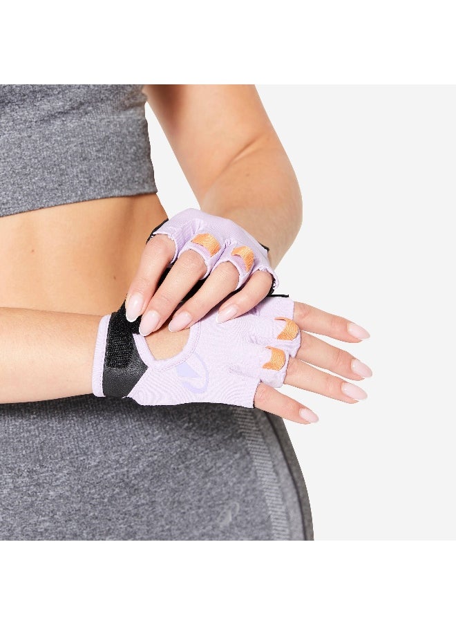 CORENGTH CORENGTH BY DECATHLON,Breathable & Durable Fitness Gloves - Purple/Black  - Image 1