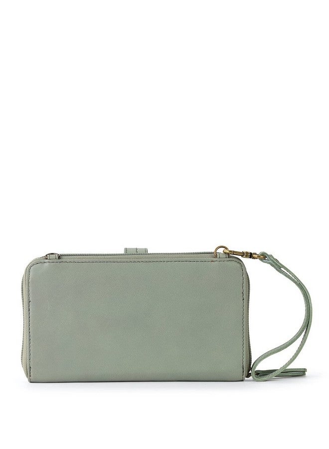 The Sak Iris Large Smartphone Crossbody Bag In Leather Detachable Wristlet Strap Meadow Ii - Image 4