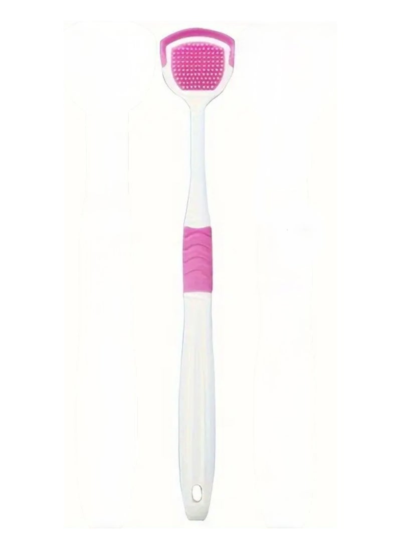 CleanWave - The Pure Effect Tongue Scraper & Cleaner – Fight Bad Breath & Improve Oral Hygiene (PINK). Tongue Brush, Tongue Scraper, Tongue Cleaner Helps Fight Bad Breath  - Image 1