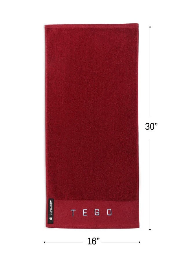 تيجو منشفة رياضية مضادة للميكروبات من تيجو فيت | 600 غرام/متر مربع | قطن مغزول حلقيًا | عديمة الرائحة، فائقة الامتصاص | لحماية الصالات الرياضية والرياضة والمعدات | 30 × 16 بوصة | للتحكم في النظافة - Image 2