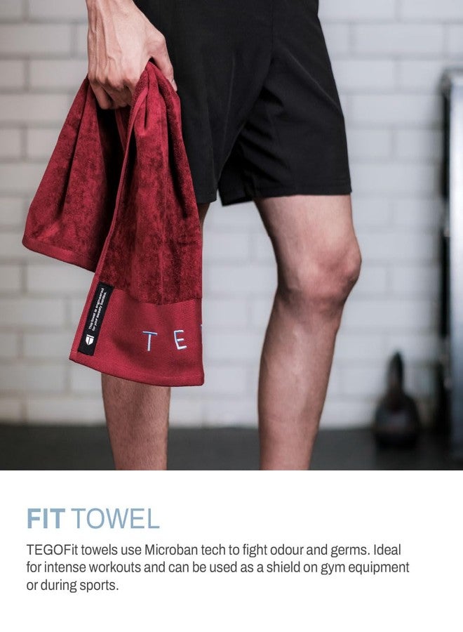 تيجو منشفة رياضية مضادة للميكروبات من تيجو فيت | 600 غرام/متر مربع | قطن مغزول حلقيًا | عديمة الرائحة، فائقة الامتصاص | لحماية الصالات الرياضية والرياضة والمعدات | 30 × 16 بوصة | للتحكم في النظافة - Image 5