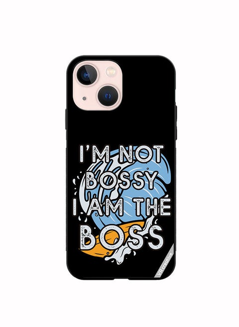 Protective Case Cover For Apple iPhone 14 Plus Bossy Design Multicolour