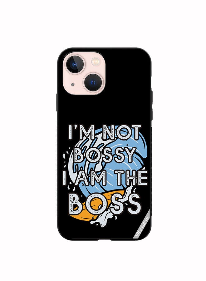 Protective Case Cover For Apple iPhone 14 Plus Bossy Design Multicolour