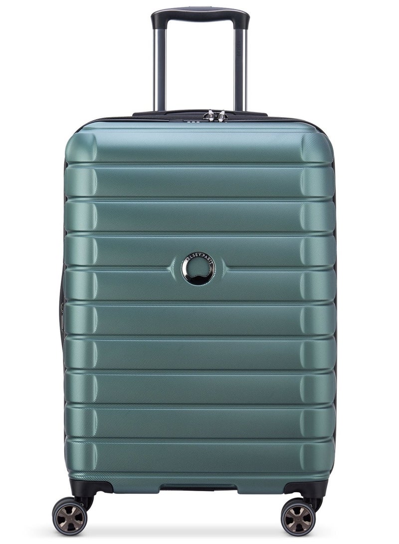 ديلسي _باريس حقيبة سفر ترولي هليوم شادو . بعجلات مزدوجة  سم خضراء - Image 1