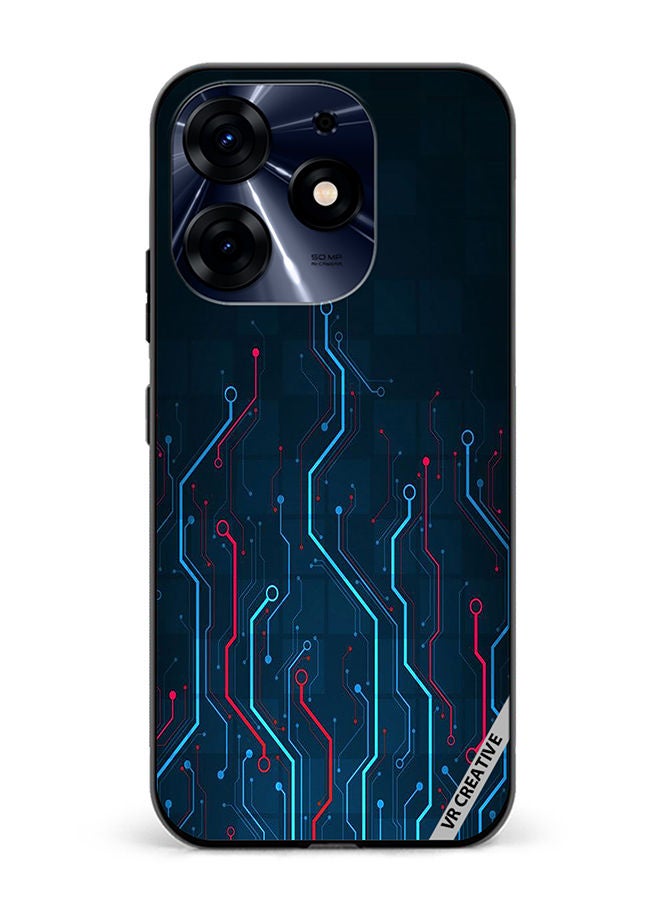 VR CREATIVE Protective Case Cover For Tecno Spark 10 Pro Electronic Circuit Boards_ Design Multicolour - Image 1