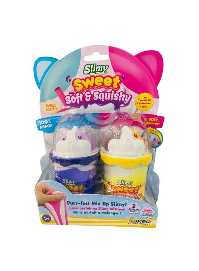 Slimy Soft & Squishy Assorted Twin Pack – Sweetly Scented Animal-Themed Slime, Collectible 2-Pack (6 Colors) for Kids Ages 5+ - Image 3