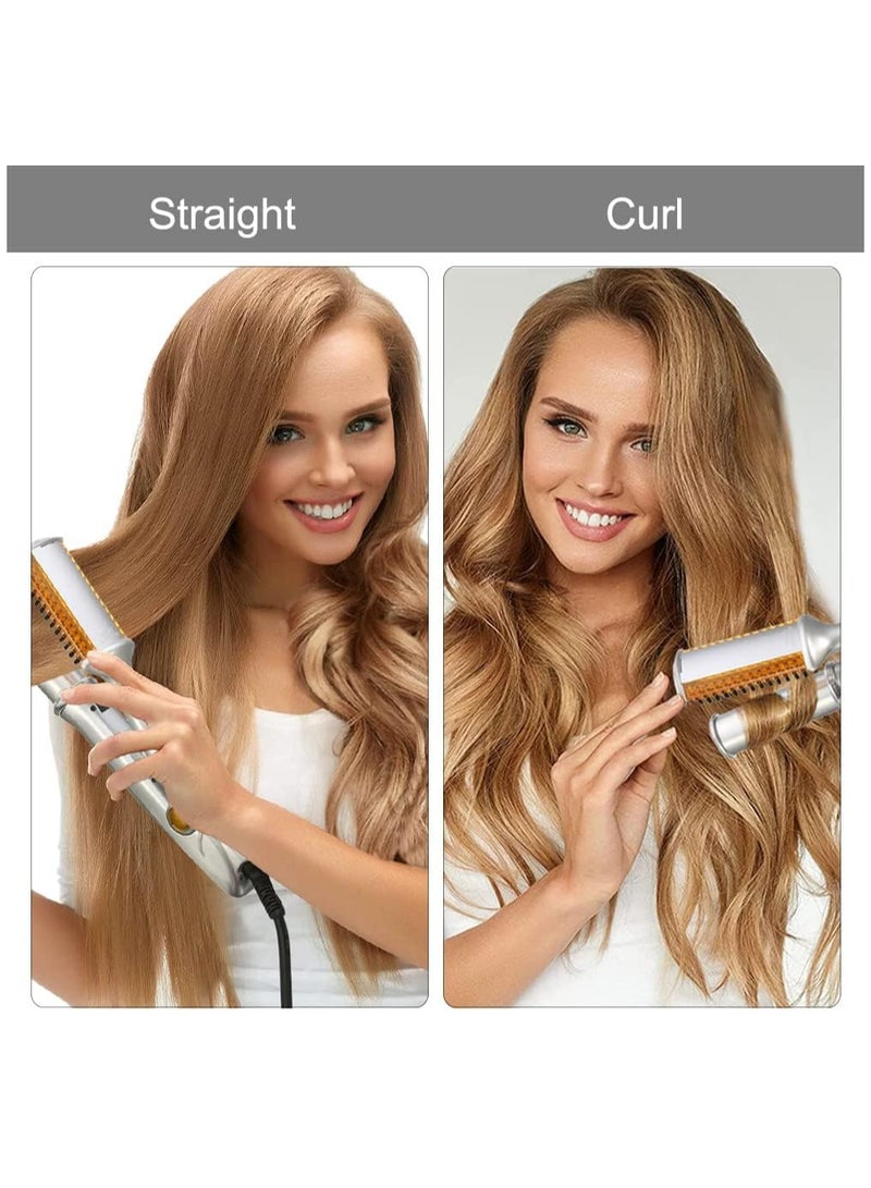 Excefore PTC Heated 2-in-1 Hair Style Tool, Even Heat, 3 Temperature Settings, Easy to Operate, Quick and Professional Hair Salon, for All Hairstyles - Image 2