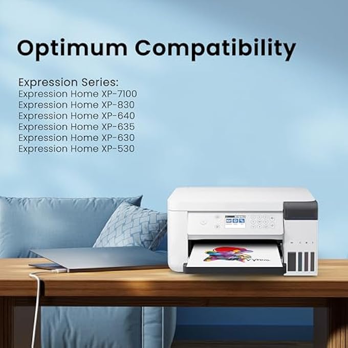 REMANUFACTURED INK CARTRIDGE REPLACEMENT FOR EPSON 410XL INK CARTRIDGES 410 XL T410XL FOR EPSON EXPRESSION XP-7100 XP-830 XP-640 XP-635 XP-630 XP-530 PRINTER (PB/BK/C/M/Y, 5 PACK) - Image 2