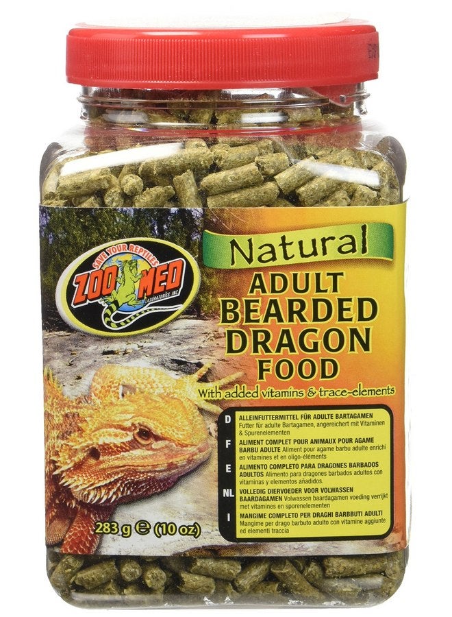 Zoo Med Laboratories SZMZM76 Beard Dragon Adult Soft-Moist Pellet, 10-Ounce - Image 1