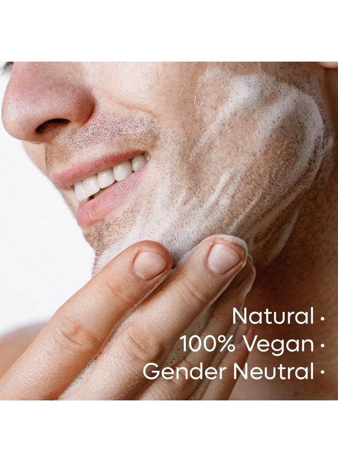 إم كافيين غسول الوجه المقشر والمرطب بالقهوة مع زنبق الماء الأبيض للبقع الداكنة، مضاد لحب الشباب، منظف لطيف للوجه للبشرة العادية إلى الدهنية، خالٍ من SLS والبارابين للنساء والرجال، 3.4 أونصة سائلة - Image 5