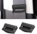 Segrehy Seat Belt Adjuster 2Pcs Universal Seat Belt Positioner Clip Shoulder Belt Adjuster for Enhanced Neck Shoulder Comfort Ideal for Adults Kids Teens Black - Image 2