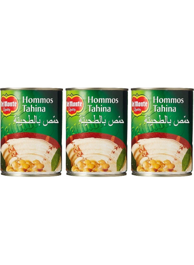 Del Monte Hommos Tahina Canned 3 X 400 gm (Pack Of 1) - Image 1