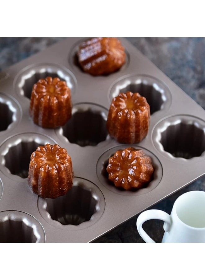 CHEFMADE WK9158 12 Cup Non-Stick Cannele Mould - Image 3