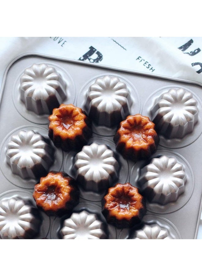 CHEFMADE WK9158 12 Cup Non-Stick Cannele Mould - Image 2