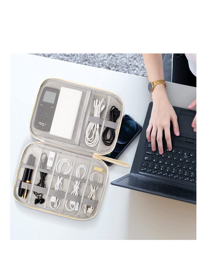 SYOSI Electronics Organizer Travel Cord Organizer Case Compact Electronics Accessories Bag for Cable Cord Charger Phone Hard Drive - Image 5