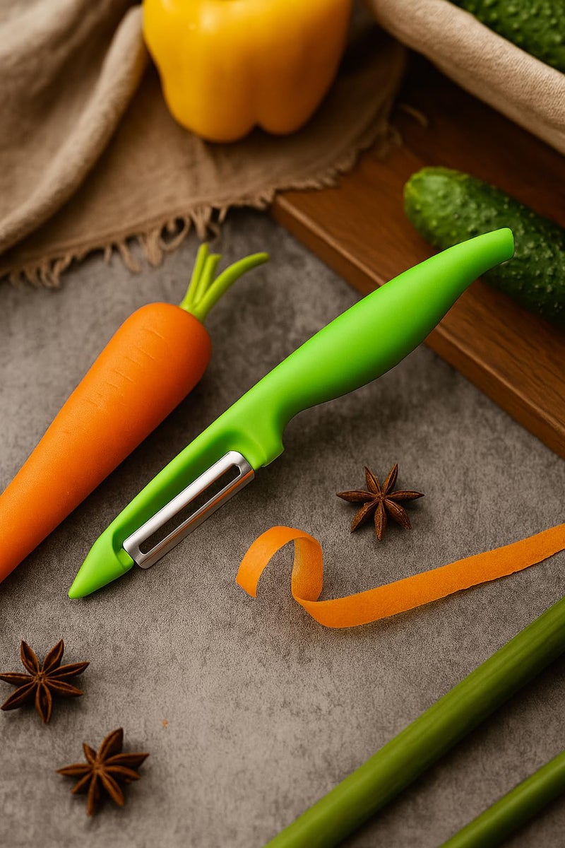 Top Chef Forever Peeler – Lightweight & Easy on Hands | Smooth, Effortless Peeling with Sharp Stainless Steel Blade – Green - Image 4