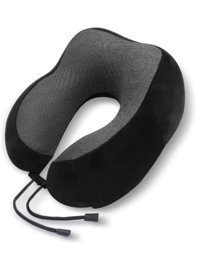 Comfortable neck support pillow for adults - Medical pillow for neck comfort and pain relief during sleep and travel (1 piece)