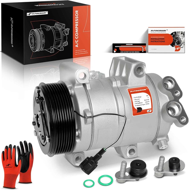 A-Premium AC Compressor with Clutch for Infiniti and Nissan - Image 1