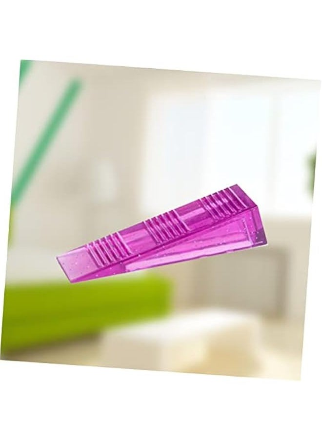 Door Gaps Soft Door Holder Holder Floor Stopper Anti-Slip per Finger Protector per Windproof Wedge Door Plug Door Clip Purple per Door Holder  - Image 3