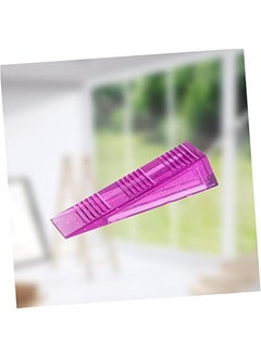 ماركة غير محددة NUOBESTY Door Gaps Soft Door Holder Holder Floor Stopper Anti-Slip per Finger Protector per Windproof Wedge Door Plug Door Clip Purple per Door Holder  - Image 5