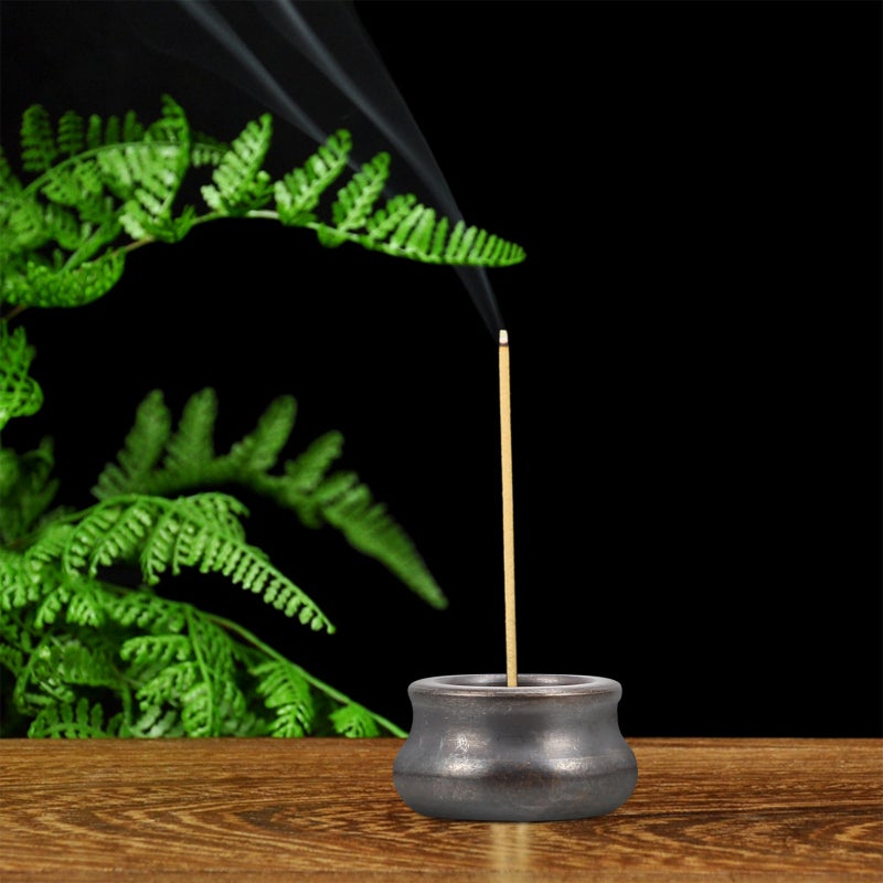 2 pcs Copper Incense Base Adornment Desktop Incense Holder Decor - Image 4