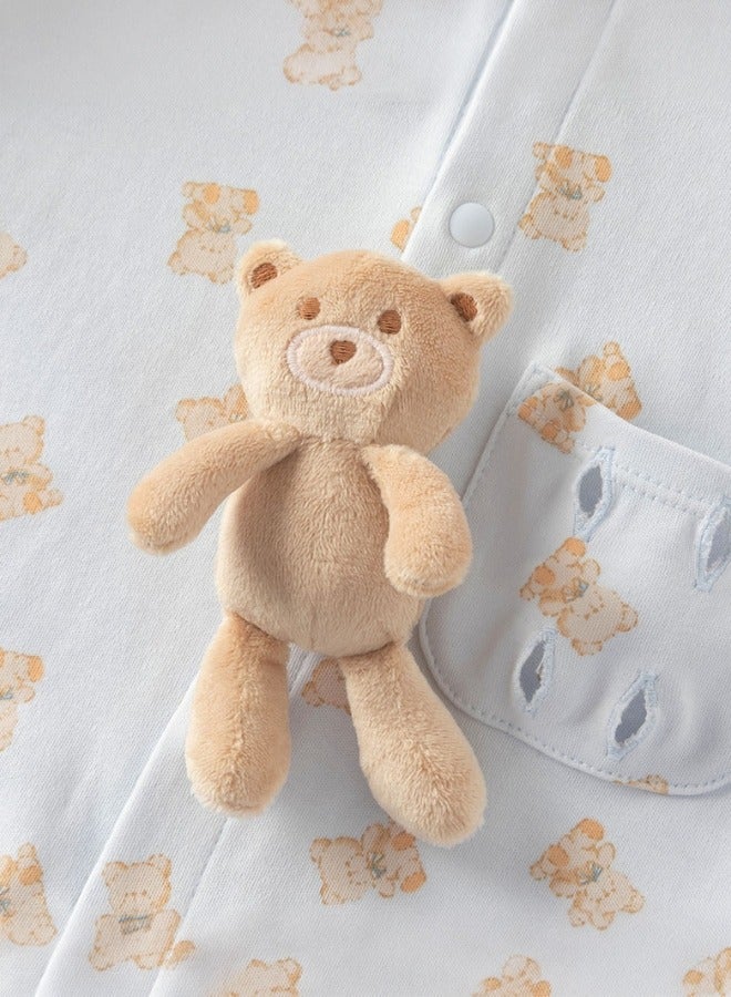 ديف اند بيلا رومبر أطفال بجيب دمية دب قابلة للإزالة - Image 3