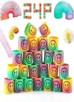 Generic SNAPTRON Smiley Party Favors For Kids Birthday Party- 24Pcs Spring Birthday Gift Toys For Girls Boys, Return Gifts For Birthday Party kids, Birthday Giveaways For Kids Bulk Mini Toys Pinata Goody Bag 