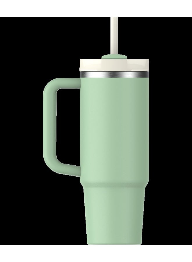 Stanley 30oz Stanley Quencher 2.0 Tumbler Insulated Travel Cup with Handle & Straw – Pistachio - Image 3