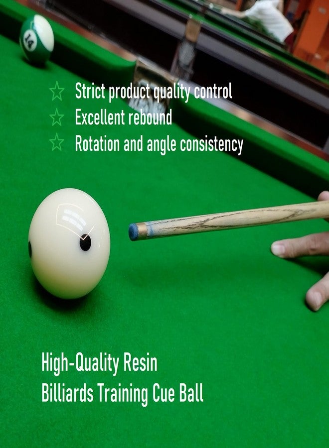 DONZWIYES Pro-Cup Pool Cue Ball 2 1/4" 6 Black Dots AAA-Grade Regulation Size Pool Billiard Training Cue Ball(1 Pack) - Image 4