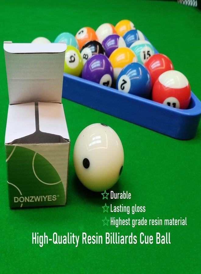 DONZWIYES Pro-Cup Pool Cue Ball 2 1/4" 6 Black Dots AAA-Grade Regulation Size Pool Billiard Training Cue Ball(1 Pack) - Image 3