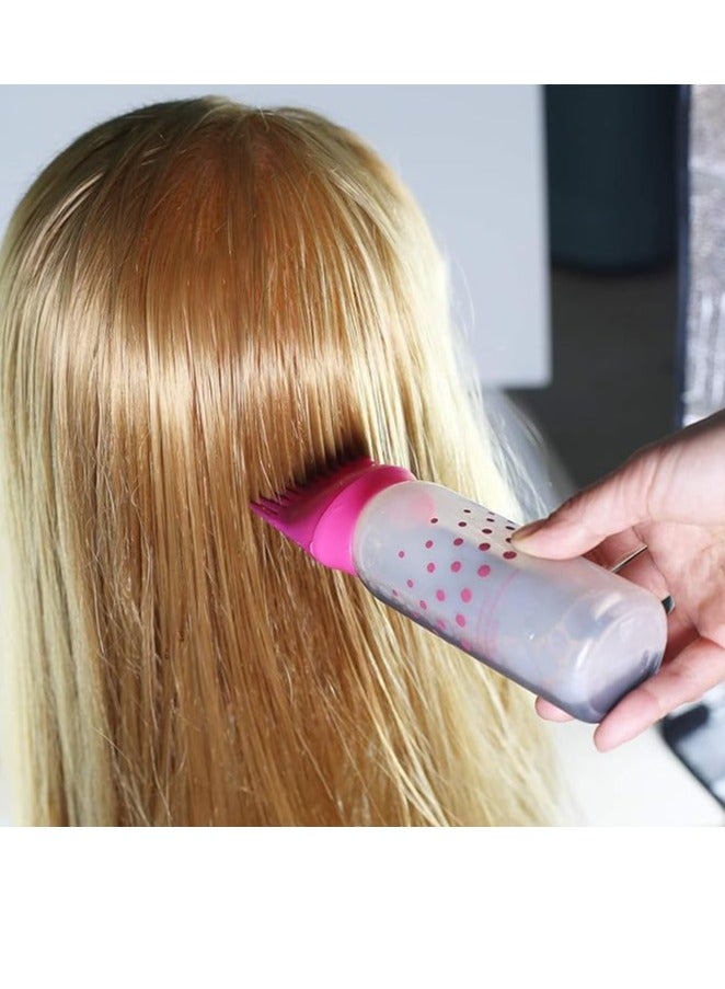Generic Hair Oil Bottle, Oil Comb 120ML Hair Tools Hair Dye Applicator Brush Bottles Styling Tool Hair Coloring 1 PCS - Image 3