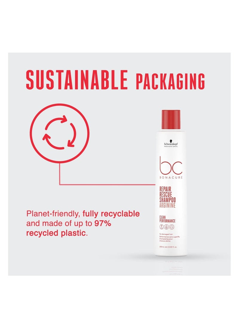 Schwarzkopf - Schwarzkopf Professional Bonacure Peptide Repair Rescue Shampoo 250 Ml - Image 1