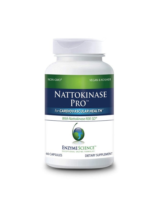 Enzyme Science - Nattokinase Pro With Nsk Sd Vegan And Kosher 60 Capsules - Image 1