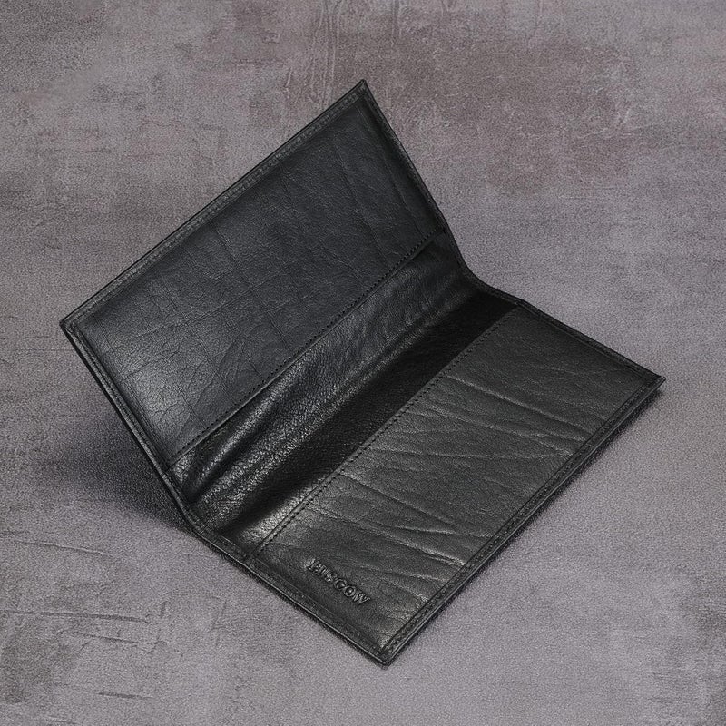 HISCOW Minimalist Checkbook Cover - Full Grain Leather - Image 5