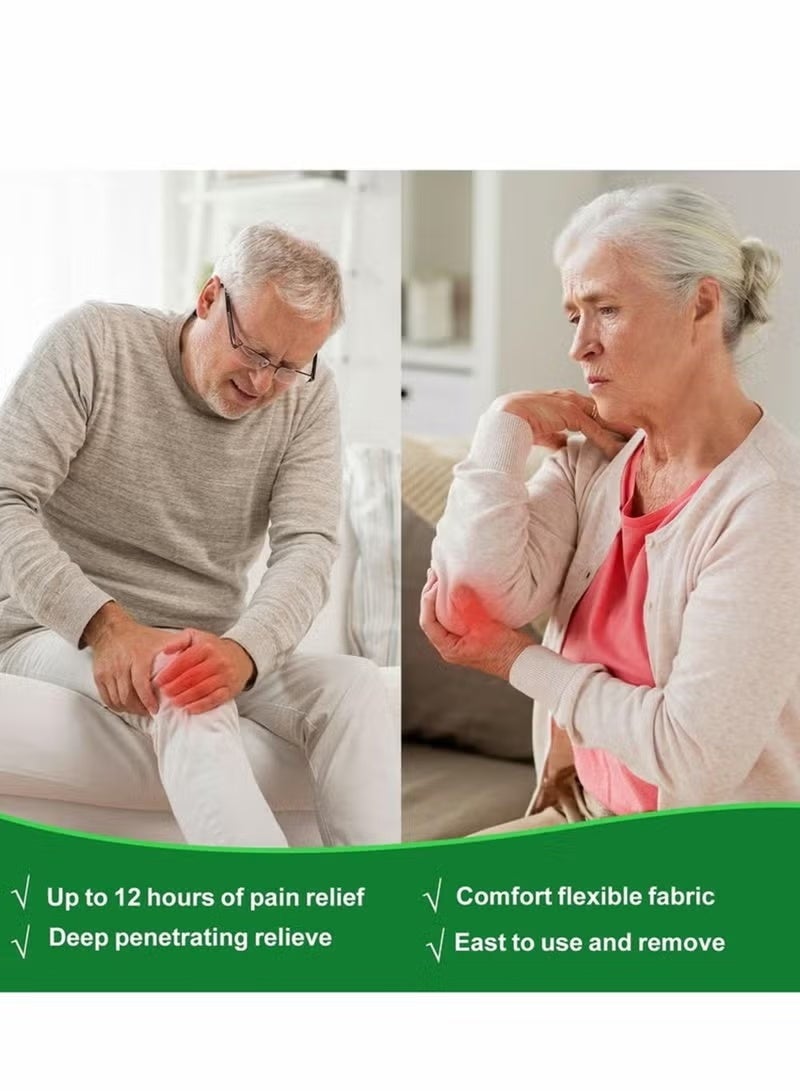 MQ 24 PCS Knee Patches,Pain Relief Patches,Warming Herbal Patches for Knee Patch, Natural Extract Sticker for Knee,Hand, Back, Neck, Shoulder,Chinese Herbal Natural Knee Joint Pain Relief Patch Knee Pain Treatment Plaster and Pads for Knee - Image 3