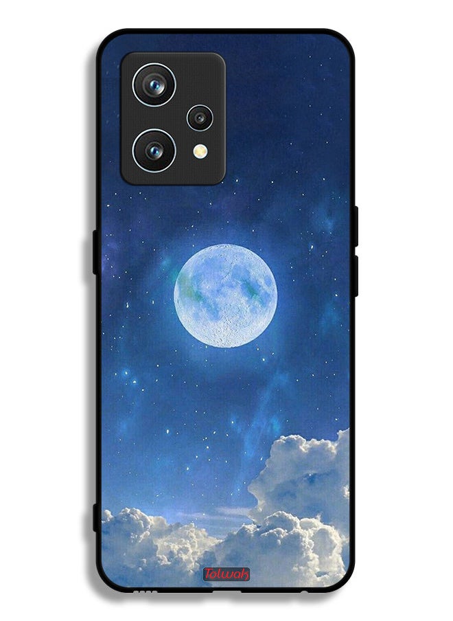 Tolwak Realme 9 Pro Plus Protective Case Cover Moon Clouds  - Image 1
