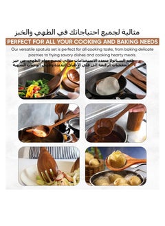 Anmi 9 PCS Wooden Spoons for Cooking  - Image 5