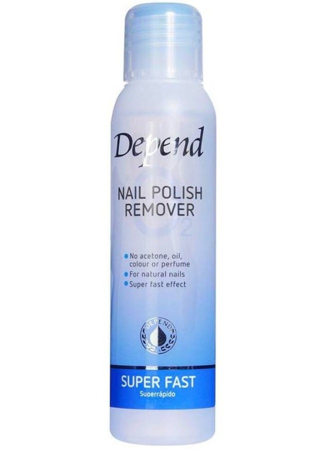 Depend 2PCS Depend O2 Super Fast Nail Polish Remover (2X100ml) - Image 2