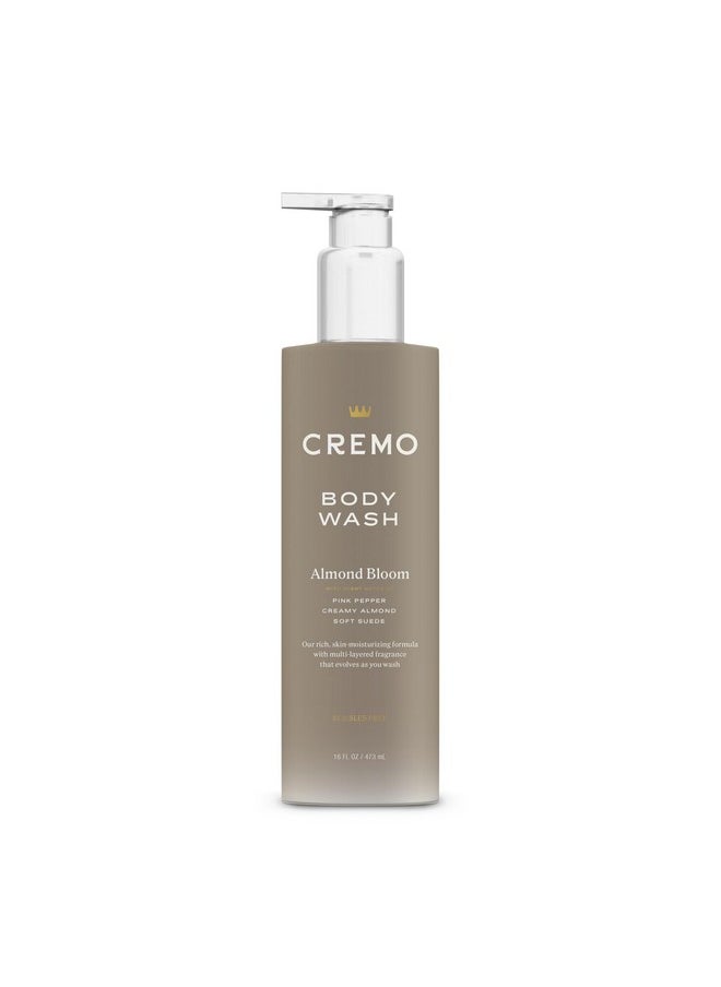 cremo Skin Moisturizing Almond Bloom Women'S Body Wash Notes Of Spicy Pink Pepper Creamy Almond And Soft Suede 16 Fl Oz  - Image 1