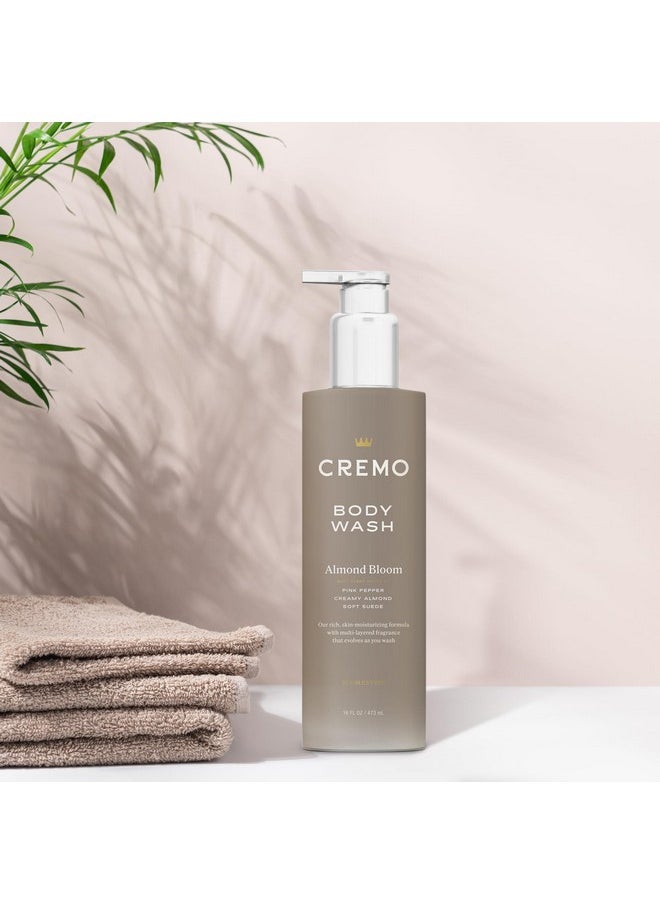 cremo Skin Moisturizing Almond Bloom Women'S Body Wash Notes Of Spicy Pink Pepper Creamy Almond And Soft Suede 16 Fl Oz  - Image 2
