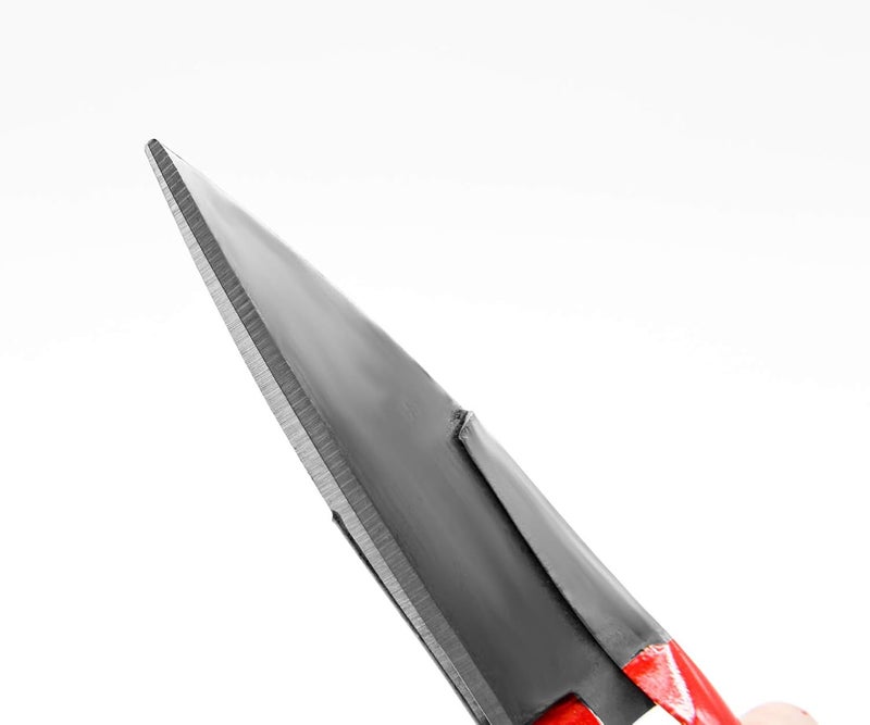 LCDCM Sheep Shear Grass Shear Alpaca Shears R Shaped Design For Large Thick-Haired Animal Grooming (Red) - Image 5