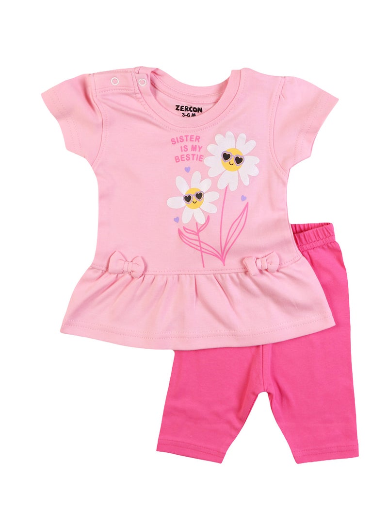 Zercon Summer Pajama Set for Newborn Babies  6357 - Image 1