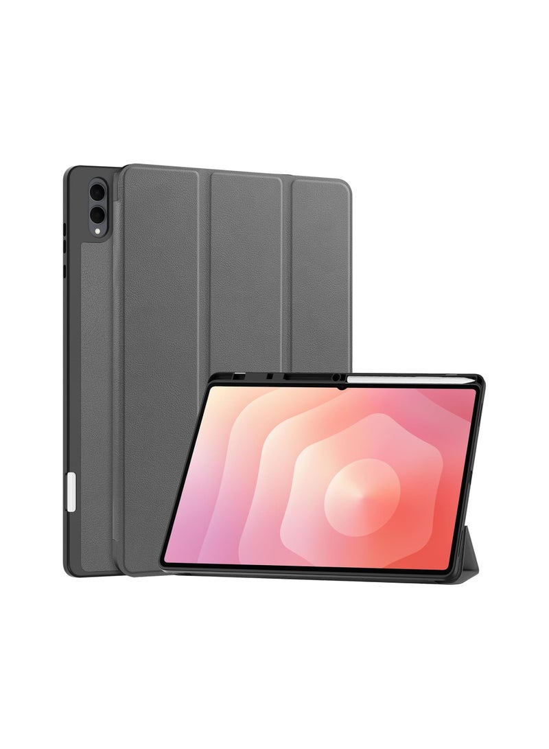 general Protective case compatible with Samsung Galaxy Tab S11 Ultra 14.6-inch 2025 tablet, tri-fold PU leather cover with auto-wake/sleep function - Image 1