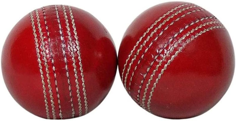 AnNafi ® Cricket Rubber Soft Balls for Practice A Grade Handstitched RED| Senior Official - Image 5
