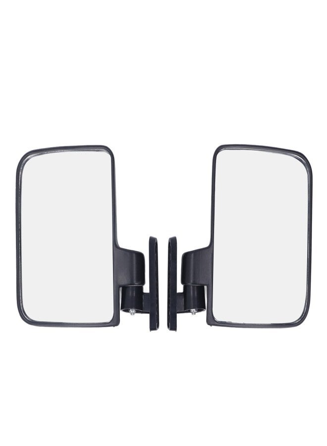 Golf Cart Side Mirrors Clear Wide View Impact Resistant Golf Cart Rearview Mirrors 1 Pair - Image 5
