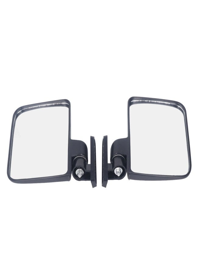 Golf Cart Side Mirrors Clear Wide View Impact Resistant Golf Cart Rearview Mirrors 1 Pair - Image 4