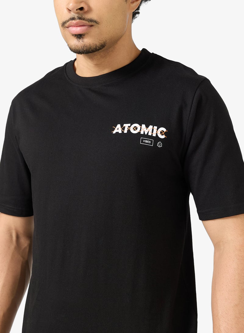 سفنتي فايف تيشيرت بطبعة جرافيك بقصة عادية - Image 3