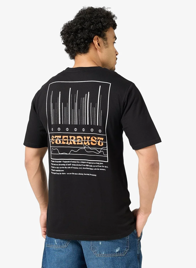 Seventy Five Graphic Print Regular Fit T-Shirt