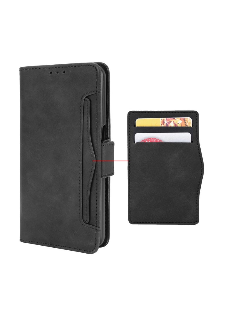 Generic - Tecno Spark Go 2023/Pop 7/Pop 7 Pro/BF7 Stand Flip leather Case Cover With Retro Kickstand Magnetic Phone shell Wallet Phone Case with Card Slots Holder With Release Hand Phone Holder Video Kickstand - Image 1