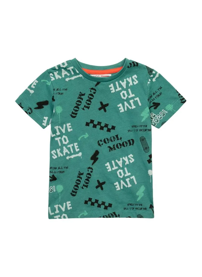 MINOTI Teen Boys Classic T-Shirt With Print